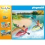Camping langa rau